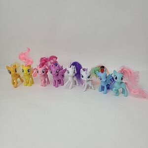 MLP My Little Pony 3” G4 Brushable FIM Friendship is Magic Lot Of 8